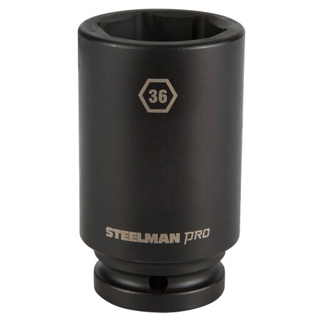 Steelman 3/4" Drive x 36mm 6-Point Deep Impact Socket 79262
